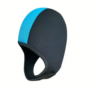 Neoprene Diving Hood Thermal Wetsuit Headgear with Adjustable Chin Strap for Men Women Swimming Snorkeling Sailing Sports