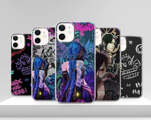 Aesthetic Arcane Game Phone Case Cute Trendy Jinx - Vi, Best Gift Fit for iphone X, 11, 12, 13, 14, 15, 16 pro max