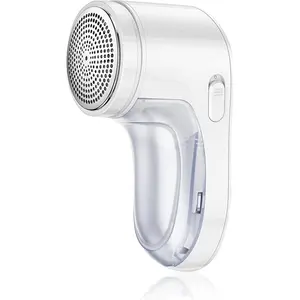 Electric Fabric Shaver, Lint Remover for Clothes, Rechargeable Sweater Shaver to Remove Fuzz and Pill for Sweater, Delicates, Bedding and Couch (White)