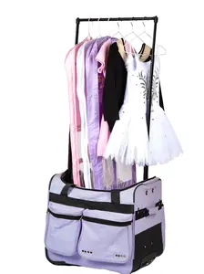"EZRack" 20-inch Rolling Duffel with Garment Rack,Dance Competitions, Pageant, Fashion Shows and more