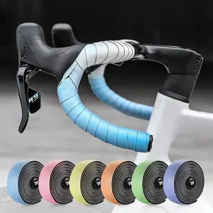 Bicycle Handlebar Tape Wear-Resistant Thick Gradient Color Anti-Slip Silicone Sweat Absorbent Wrap Band