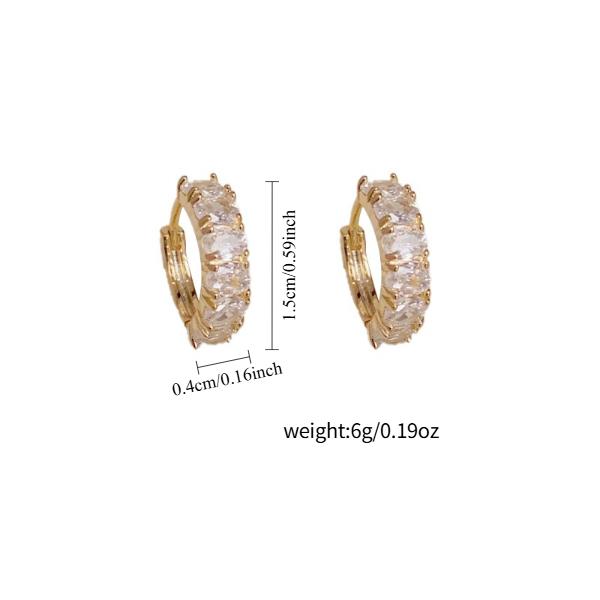 Fashionable and elegant earrings, sparkling accessories for women, earrings for women, Full diamond circular ear ring design,stylish accessories, casual and fashionable jewelry, Mother's Day and Valentine's Day gifts, jewelry gifts for her