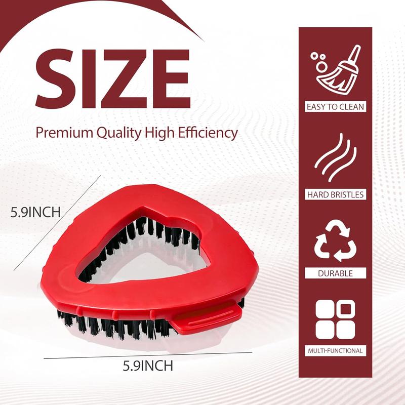 Spin Mop Scrub Brush  for O Cedar EasyWring 1-Tank System, Triangle Stiff Bristle Oceda  Mop  for Bathroom, Kitchen, Bathtub, Tile and Floors