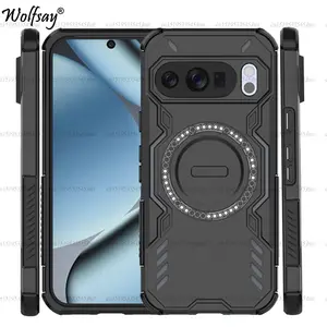 Armor Case For Google Pixel 10 Magnetic Adsorption Wireless Charge Back Cover Google Pixel 10 Pro Case For Google Pixel 10 Case