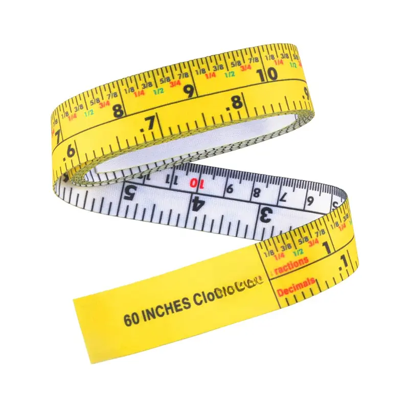 Perfect Measuring Tape 10 Pack - 60" Double Sided Fractional Inches & Metric, Soft Tape Measure