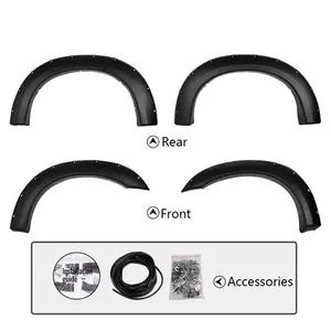 CROSSDESIGN Fit For 99-07 Ford F250 / F350 Super Duty Factory Style - 4 Pieces Fender Flares