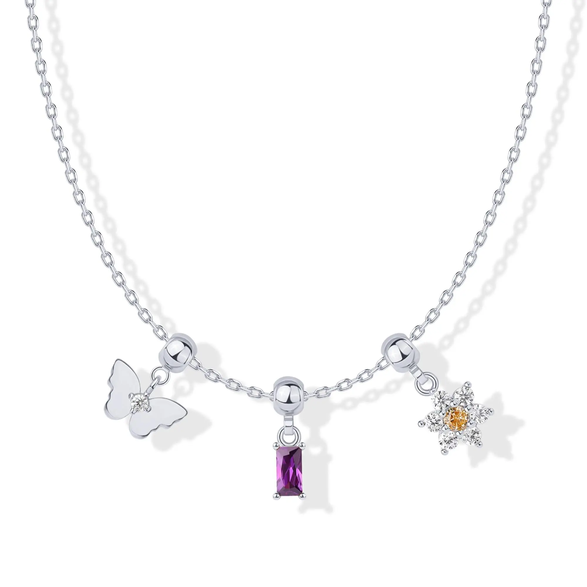 Butterfly - White Gold
