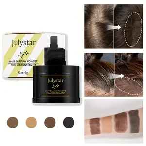 Julystar Hairline & Contour Shadow Powder - Multi-Use Nose Shading, Forehead Filler, Side Contour & Hairline Touch-Up Powder for Flawless Finish - Haircare