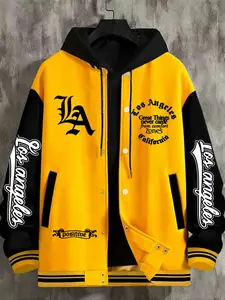 Trendy Baseball Jacket for Men, Geometric Print, Casual Fitted Design, Modern Cut, Comfortable Summer Outerwear, Perfect Gift Choice