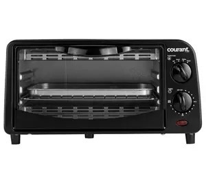 Courant 4-Slice Countertop Toaster Oven- Toast,Bake, & Broil Courant 4-Slice Countertop Toaster Oven- Toast,Bake, & Broil