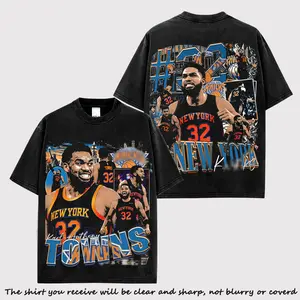 Karl-Anthony Towns 32 Shirt Premium Cotton, KAT Shirt, The Big Bodega Fans, Knicks Nation Fans, Basketball Shirt, Game Day Fit