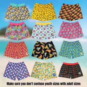 Baseball Lifestyle 101 Fast Food Youth Shorts – Lightweight Breathable Gym Shorts, Casual Streetwear Shorts