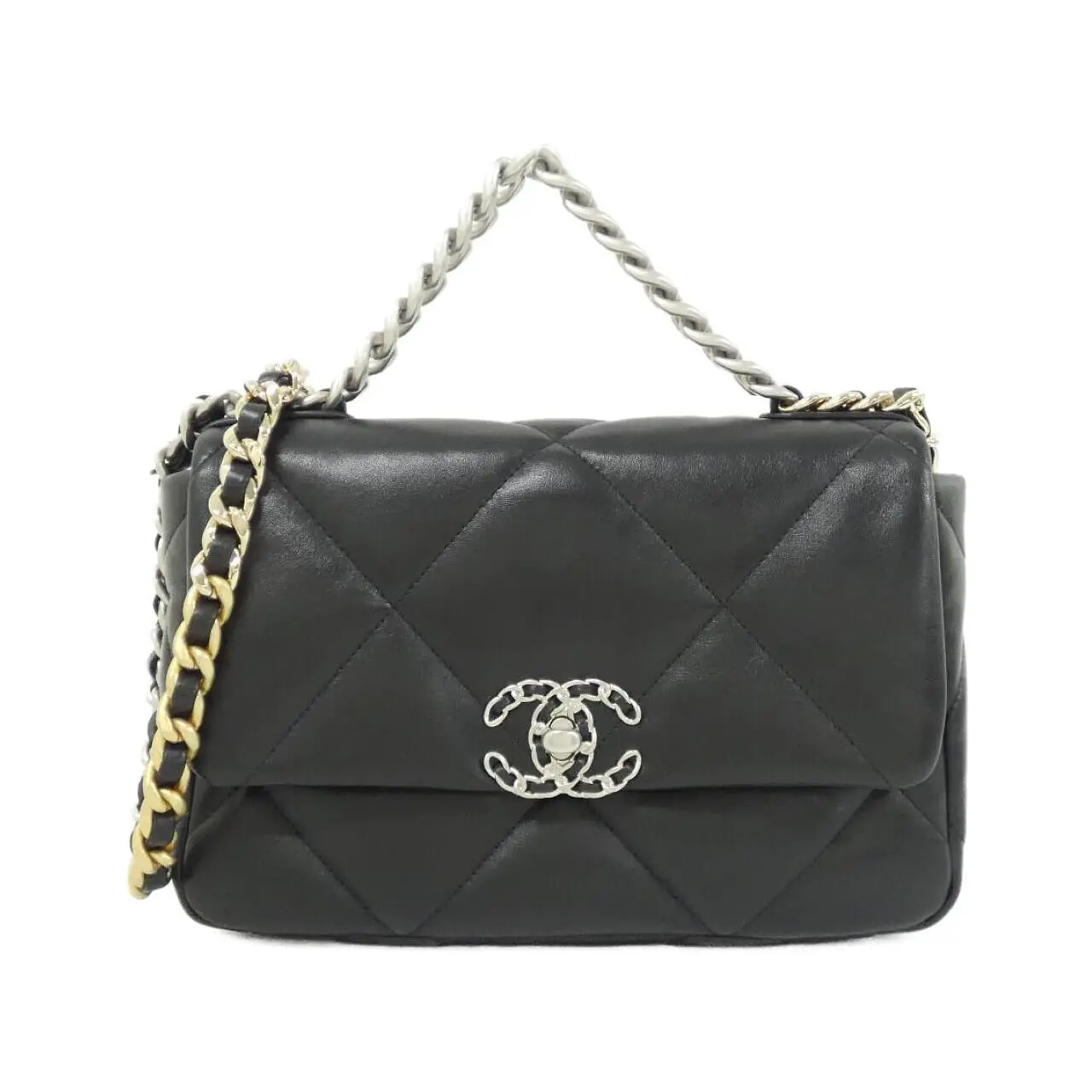 Pre-owned CHANEL Lambskin Shoulder Bags Chanel19 Shoulder Bag