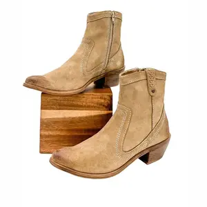 Women's Smithy Suede Ankle Boot - Naughty Monkey 6.0