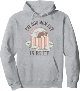 Lady And The Tramp The Dog Mom Life Is Ruff Pullover Hoodie