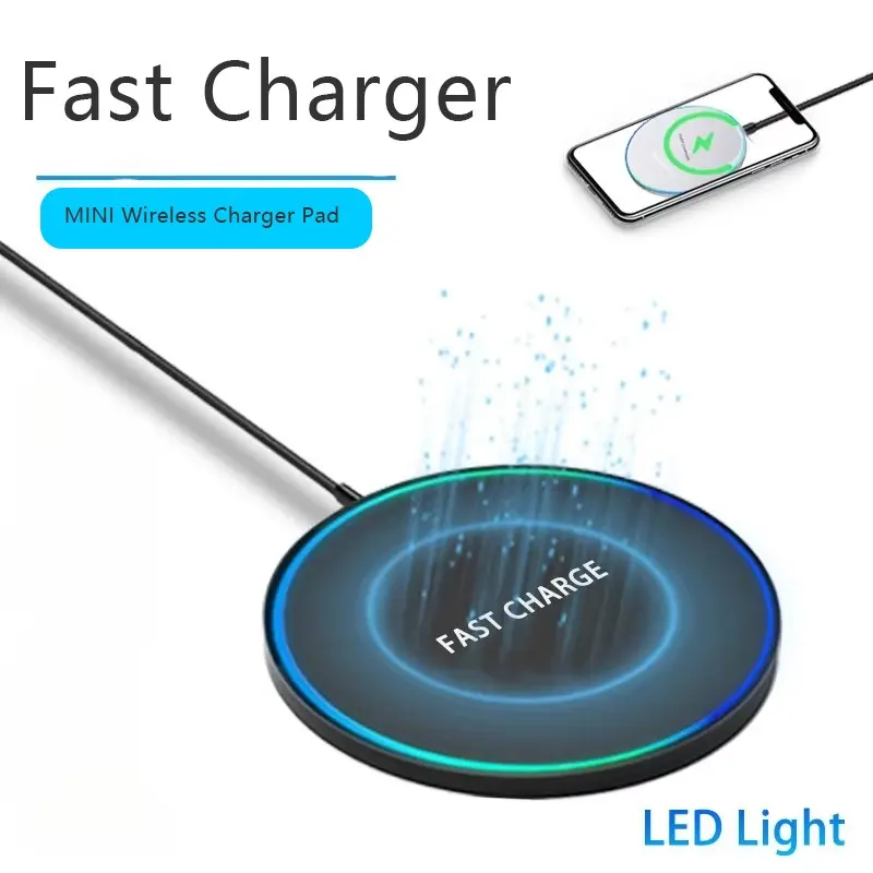 New Wireless Charger for iPhone 17 16 15 14 13 12 11 Xs Max X XR 8 Fast Charging Pad Ulefone Doogee Samsung Note 9 8 S10 S11 Plus S20 21 22 23 24 Magsafe Wireless Charger