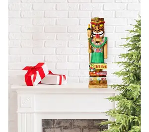 Santa's Workshop 14" Tiki Man Nutcracker