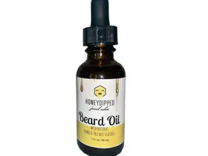 HoneyDippedFacials Luxury Beard Oil Hair Care Scented, Organic 1.0oz Pack, Alcohol Free beard care