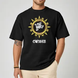 Caifanes Sun Logo Vintage Graphic - Mexican Rock En Español T Shirt Sweatshirt Hoodie Unisex Casual Streetwear Trendy Top for Men for Women