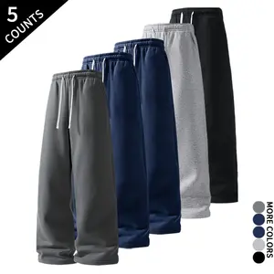 “5-Pack/5 Counts” Premium Stretch Wide-Leg Pants, 5-Piece Set with Drawstring, Casual Everyday Sport Pants fathersdaygift