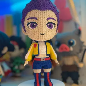 Rumi Figure 9” Crochet-Style Rumi | kpop demon hunters Inspired