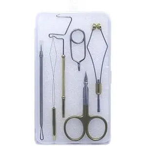 6PCS Combo Fly Tying Kit Set Including Fly Tying Tools and Materials