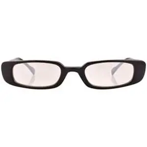 ZOTZ Black/Flash Slim Rectangular 90s Sunglasses