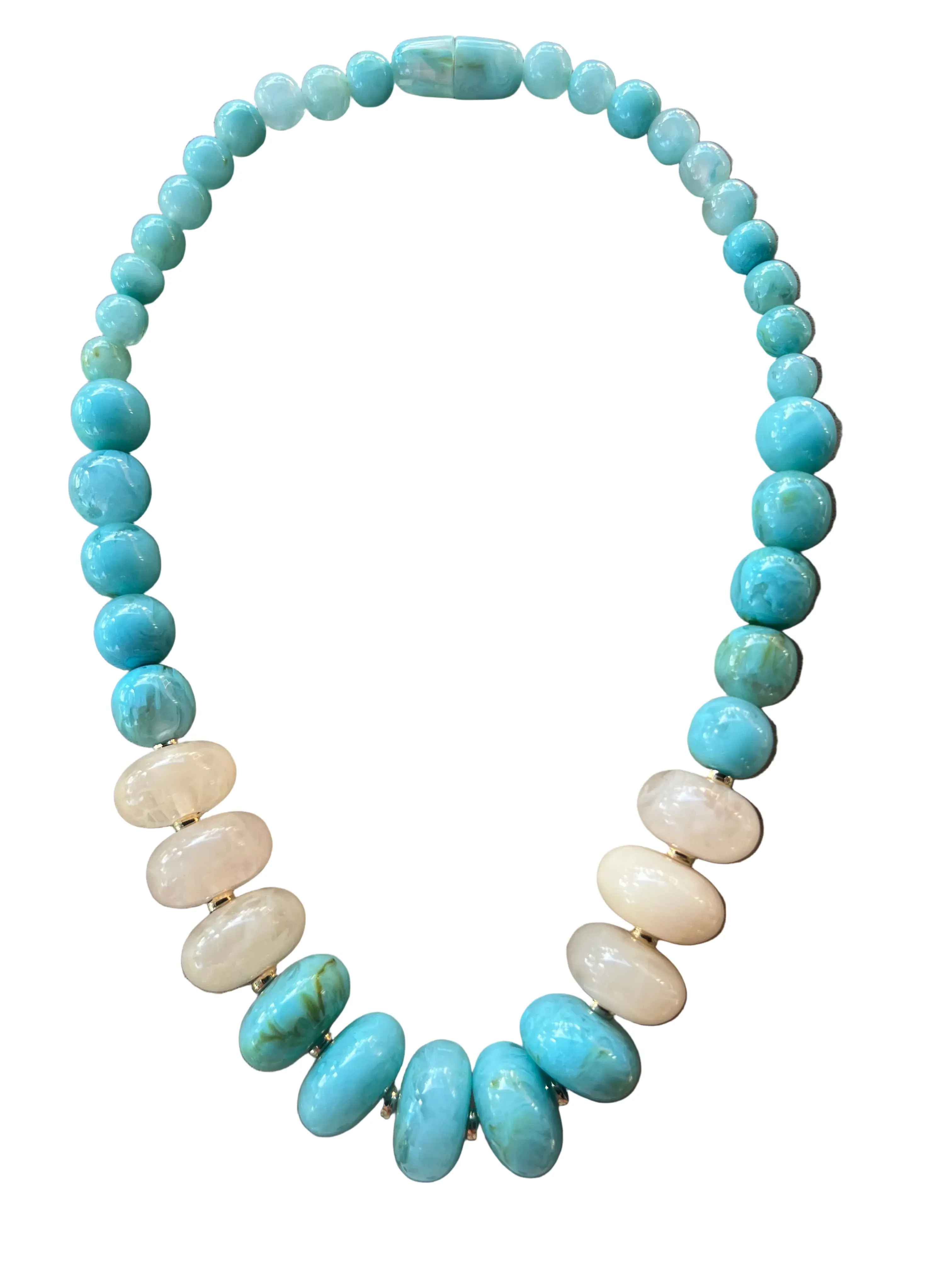 Coastal Blue & Ivory Bead NL