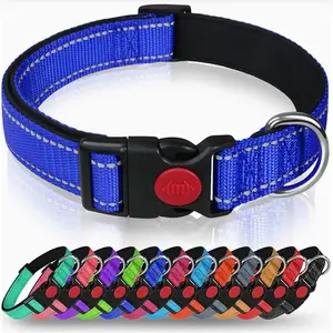 Martingale Dog Collar, Heavy-Duty Nylon, Reflective, Anti-Pull Training, Suitable for Small to Large Dogs, Gentle Control, Durable Design