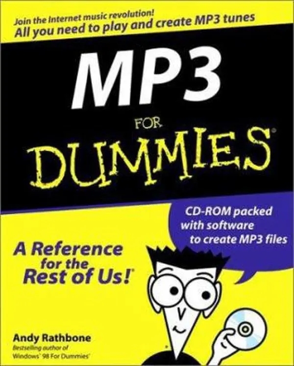 USED Book - MP3 For Dummies by Andy Rathbone (Paperback) - english
