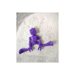 refrigerator magnet robot fidget, 3d print, fidget, stocking stuffer, flexi Alien, gift, cool Alien, flexi factory, ads