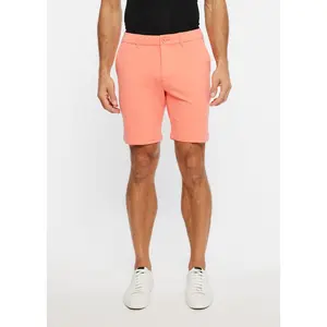 SALMON 8"INSEAM SOLID SLUB KNIT FLEECE SHORT PM-2440