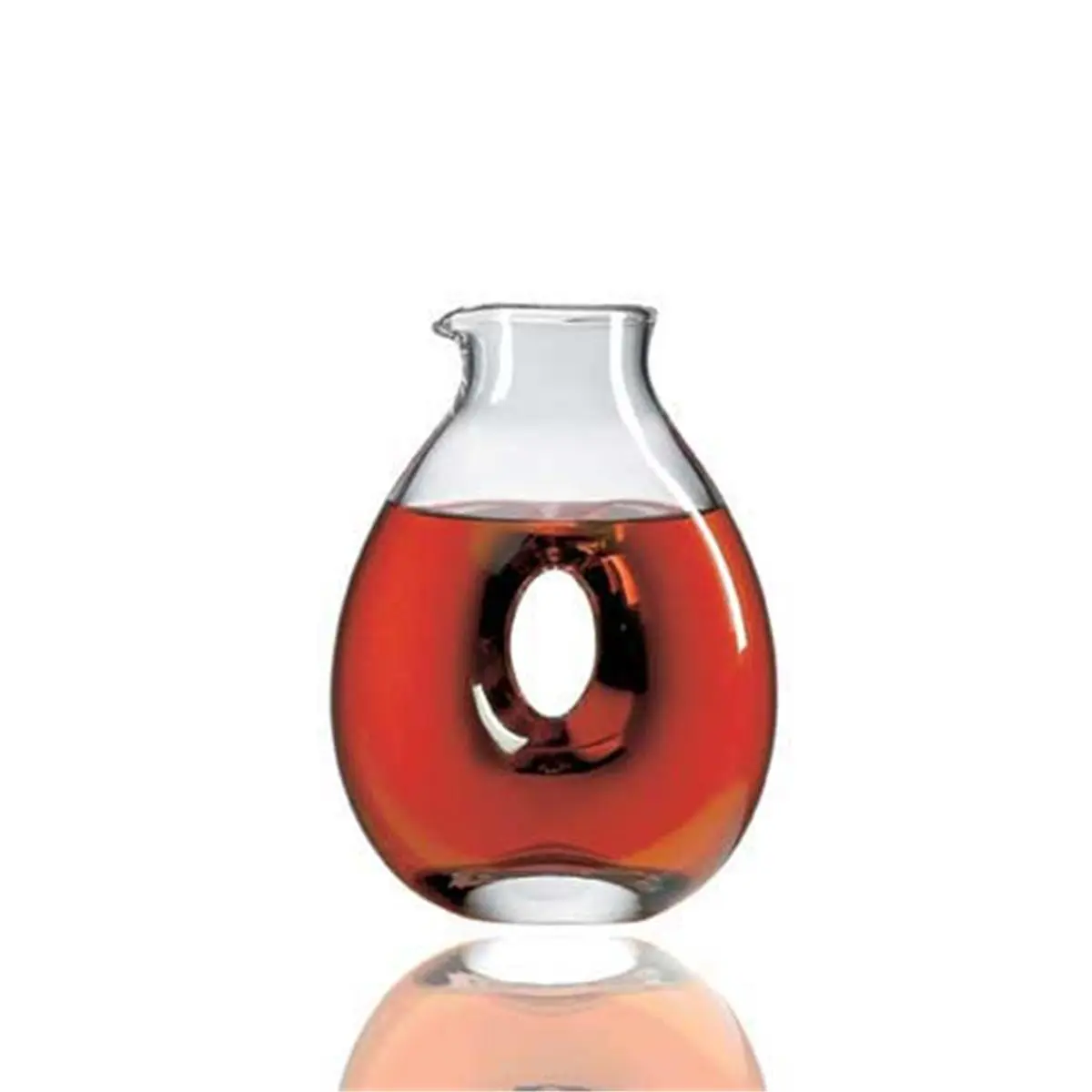 Ravenscroft Crystal W3402 Torus Decanter, 36 oz Bar Utensils, 9.5" h x 6.75" w, Premium Craftsmanship for Fine Wine Lovers, Handcrafted, Pure Crystal