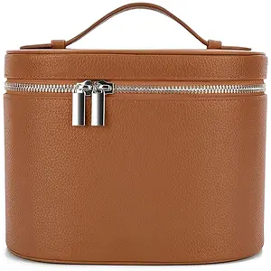 Elegant Makeup Bag Waterproof Toiletry Bag with Built-in Straps and Dividers Large Capacity Multi-Functional Aesthetic Bag Valentine's Day Gift for Women Organiser Zip Closure