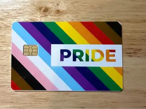 Pride Credit Card Skin - Vibrant Customizable Design for Style & Protection - High-Quality Material - Easy Application & Removal - Perfect for Gifting