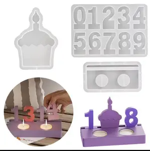 3 Piece Birthday Calendar Resin Mold Set