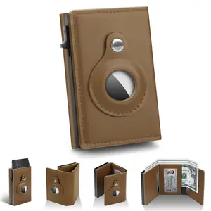 Wallet for Men with RFID Blocking Credit Card Holder Wallet for 6-9 Card Capacity ID Window Cash Slot,Minimalist Wallet for Men