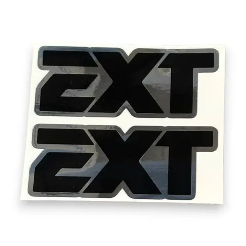 EXT Fork Stickers, Motorcycle Accessories for emoto dirtbike Fork Decoration USA Made Quality