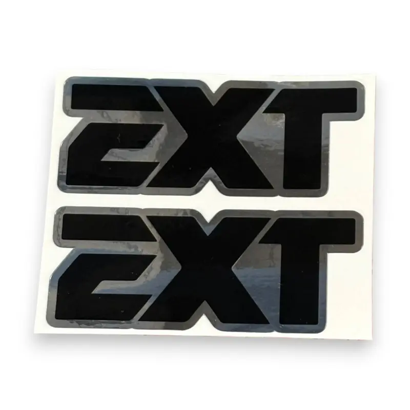 EXT Fork Stickers, Motorcycle Accessories for emoto dirtbike Fork Decoration USA Made Quality