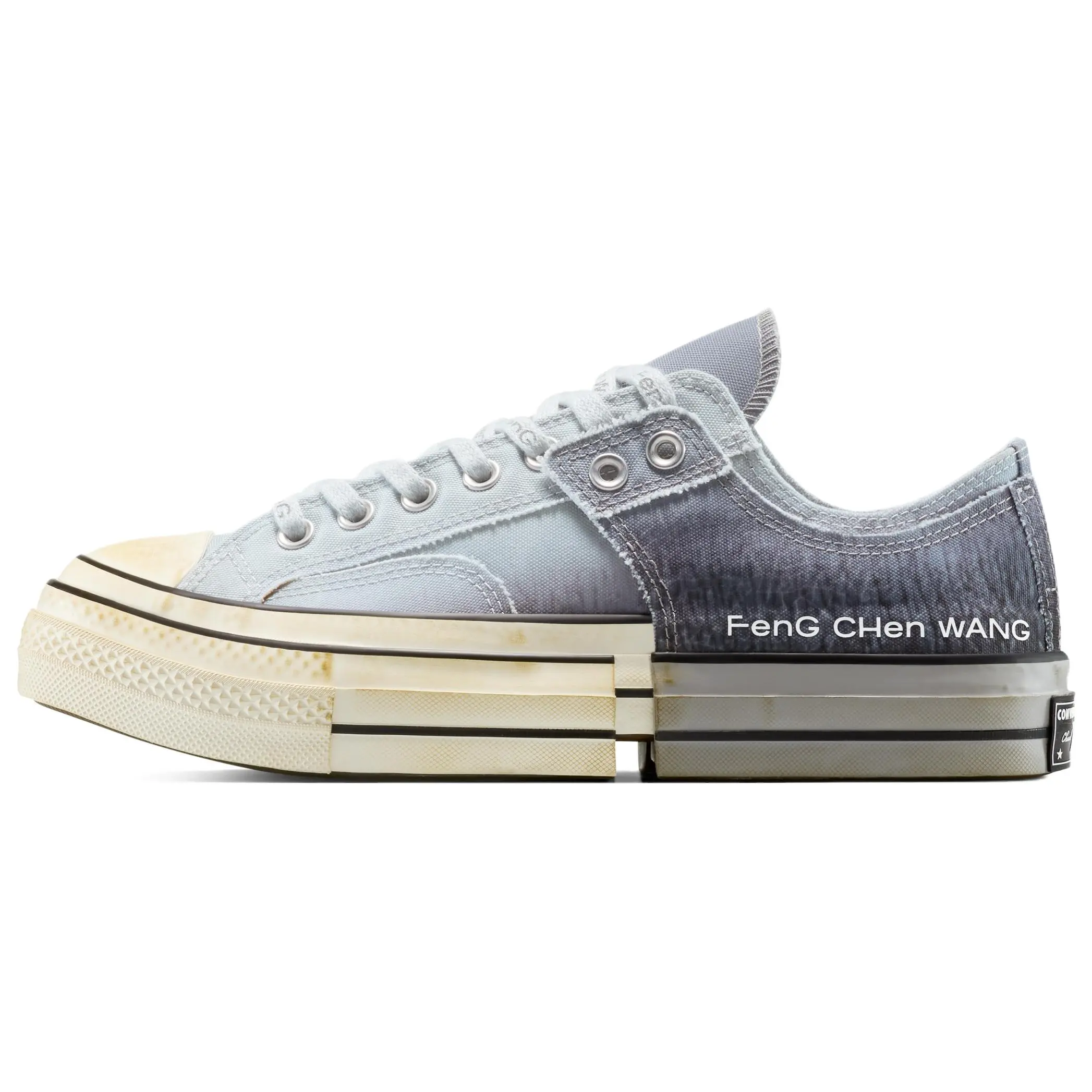 Converse Feng Chen Wang x Chuck 70 2-in-1 Low 'Grey' Athletic Trainer, Men's/Women's Sports Shoe, Casual Sports Footwear, Sneaker, Sports Shoes