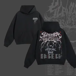Slaughter To Prevail North America 2026 Tour Hoodie, Unisex Oversize Heavyweight Cotton Metal Band Tee, Music Tour T-Shirt, Gift for Metal Music Lovers, Gothic Aesthetic Streetwear Top