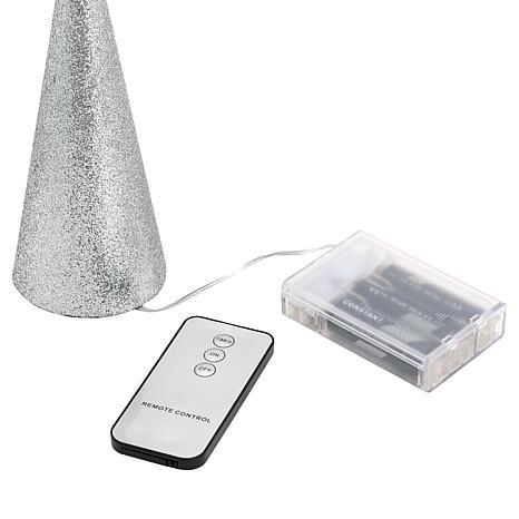 August & Leo LED Jeweled Snowflake Tree Topper