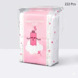 Makeup Cotton Pads, 222 pieces soft cotton, easy to grip, suitable for facial makeup removal and daily skin cleansing during regular skincare routines