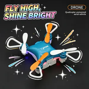 Popular mini stress-relieving pocket drone, remote-controlled quadcopter with altitude hold function, drop-resistant small remote-controlled helicopter, suitable for children and beginners, fun indoor and outdoor play toy gift.