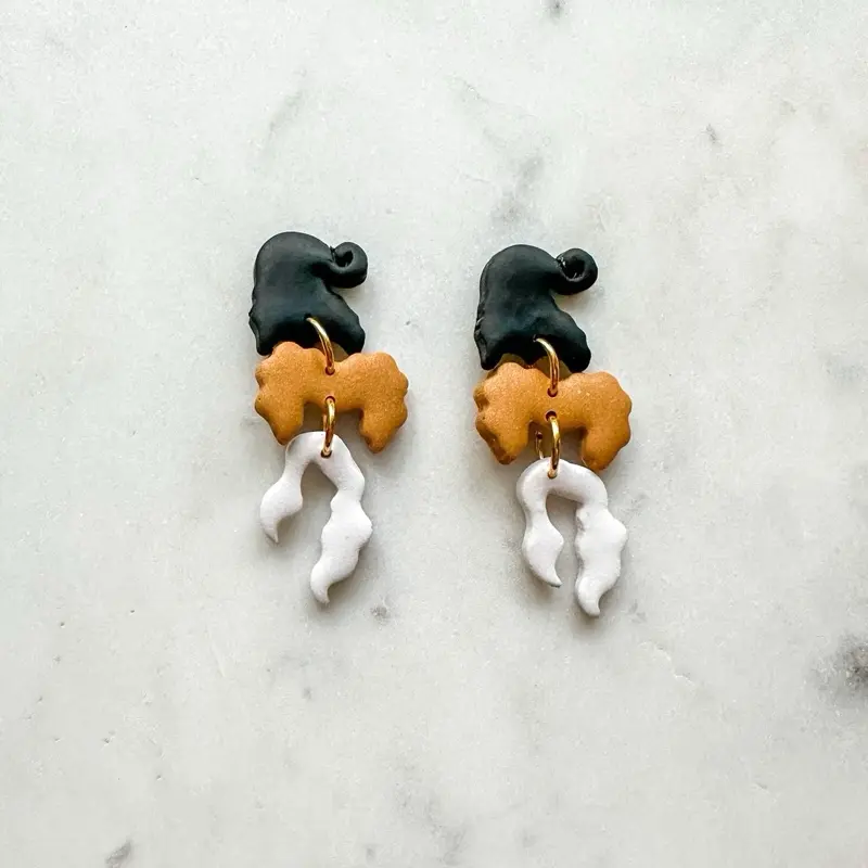 Hocus Pocus Witch Florida California Park Mouse Themed Halloween Handmade Earring