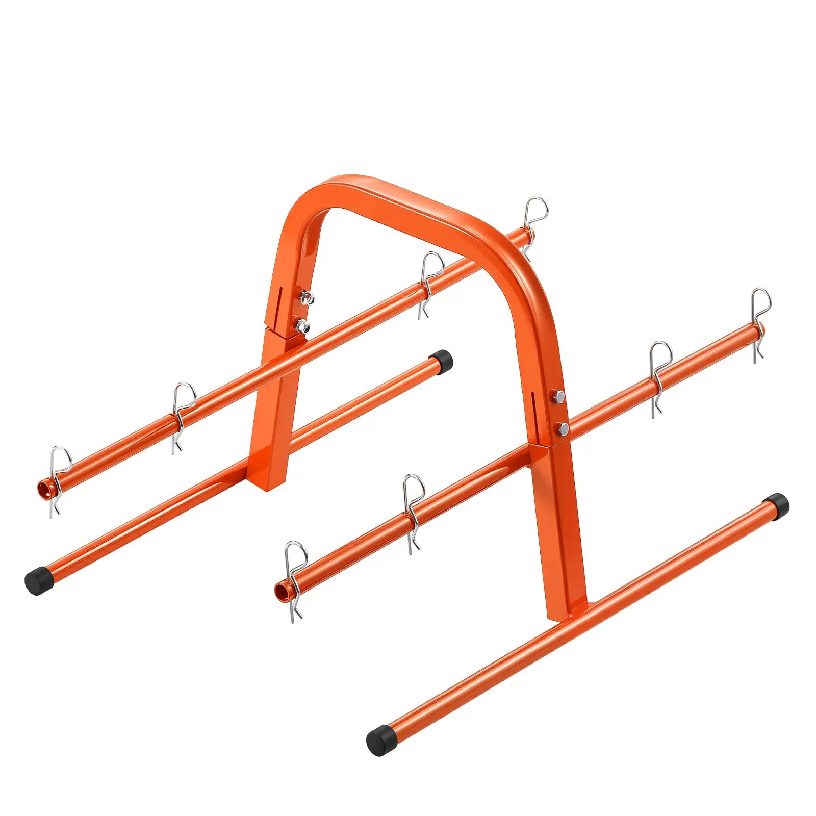 wrc304-syt Lightweight Rust-Resistant Steel Handheld Wire Spool Rack - 100 lbs Capacity, 8-Spool Cable Dispenser, Max 9.45" Diameter Compact Organizer, Metal Handle Easy-Lift Caddy, Anti-Slip Base for Mechanics, Electrical Industrial Use, Stable, Florists