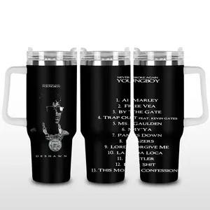 Young Boy Never Broke Again DESHAWN Album 2025 Stainess Steel Tumbler, The Dreamers Tumbler , Vintage Music Merch Tumbler, Retro 90s Rap Style, New Album Gift For Fans