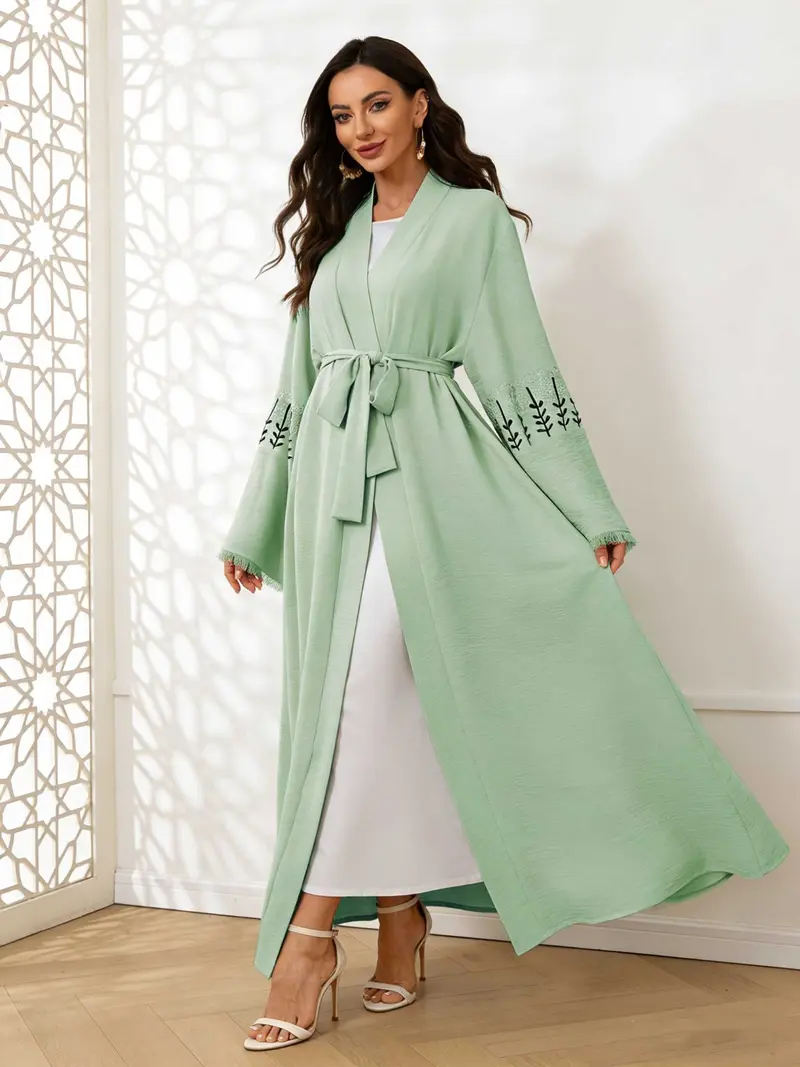 sachin and babi light blue dress Burgundy Wrap Satin Dress With Flutter Sleeves – Désir Couture main image 0