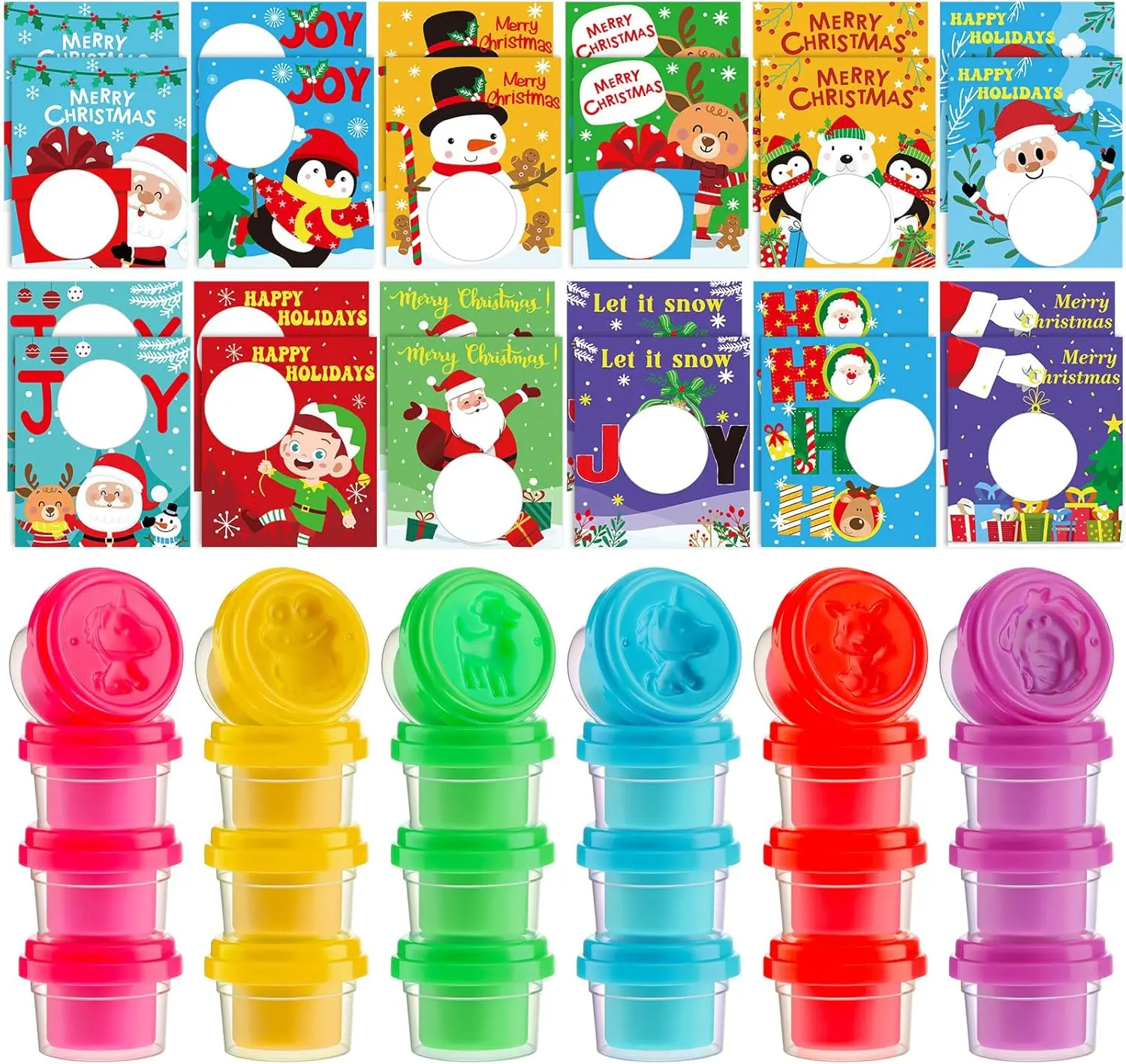 24 Set Halloween Gifts 3D Ultra Light Air Dry Modeling Clay with Cards  Bags Ribbon Mold, Air Dry Clay for Classroom Holiday Gifts Bulk,DIY Holiday Crafts Supplies for Students Halloween Goodie Bag Fillers Xmas Party Favor