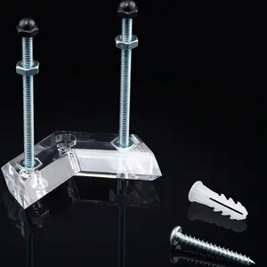 Skateboard Wall Mount, Premium Clear Skateboard Hanger, Vertical Deck Display Storage, Durable Acrylic Floating Rack to Safely Hold and Store Your Skate Decks